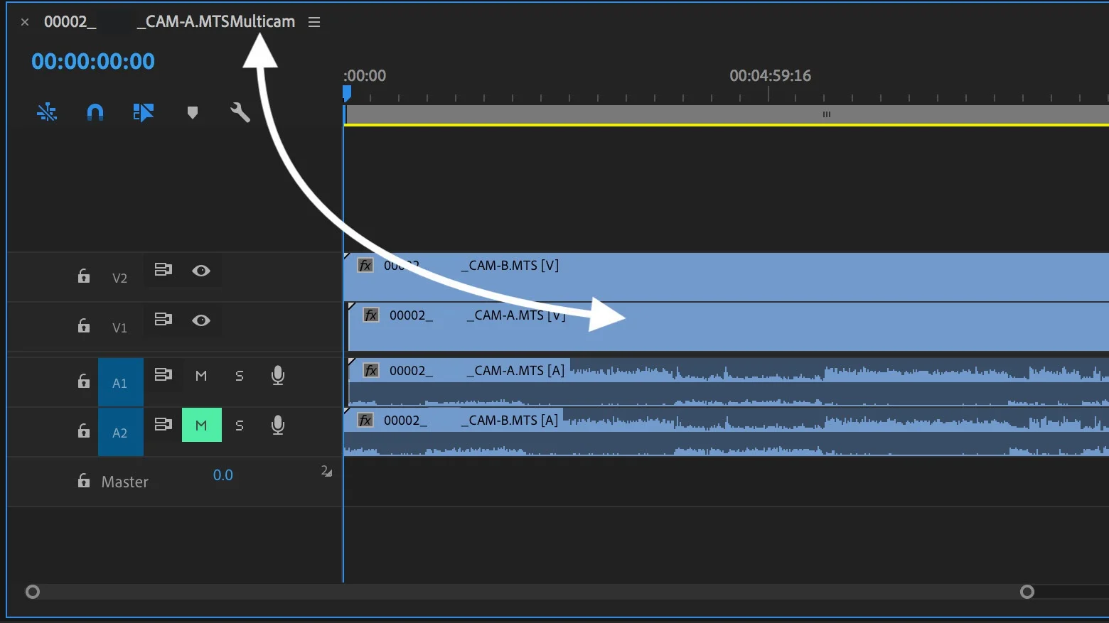 How to Open Multi-Camera Sequence in Timeline in Premiere Pro