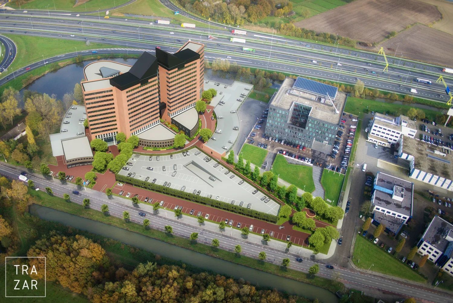 Artist impression van herinrichting openbare ruimte.