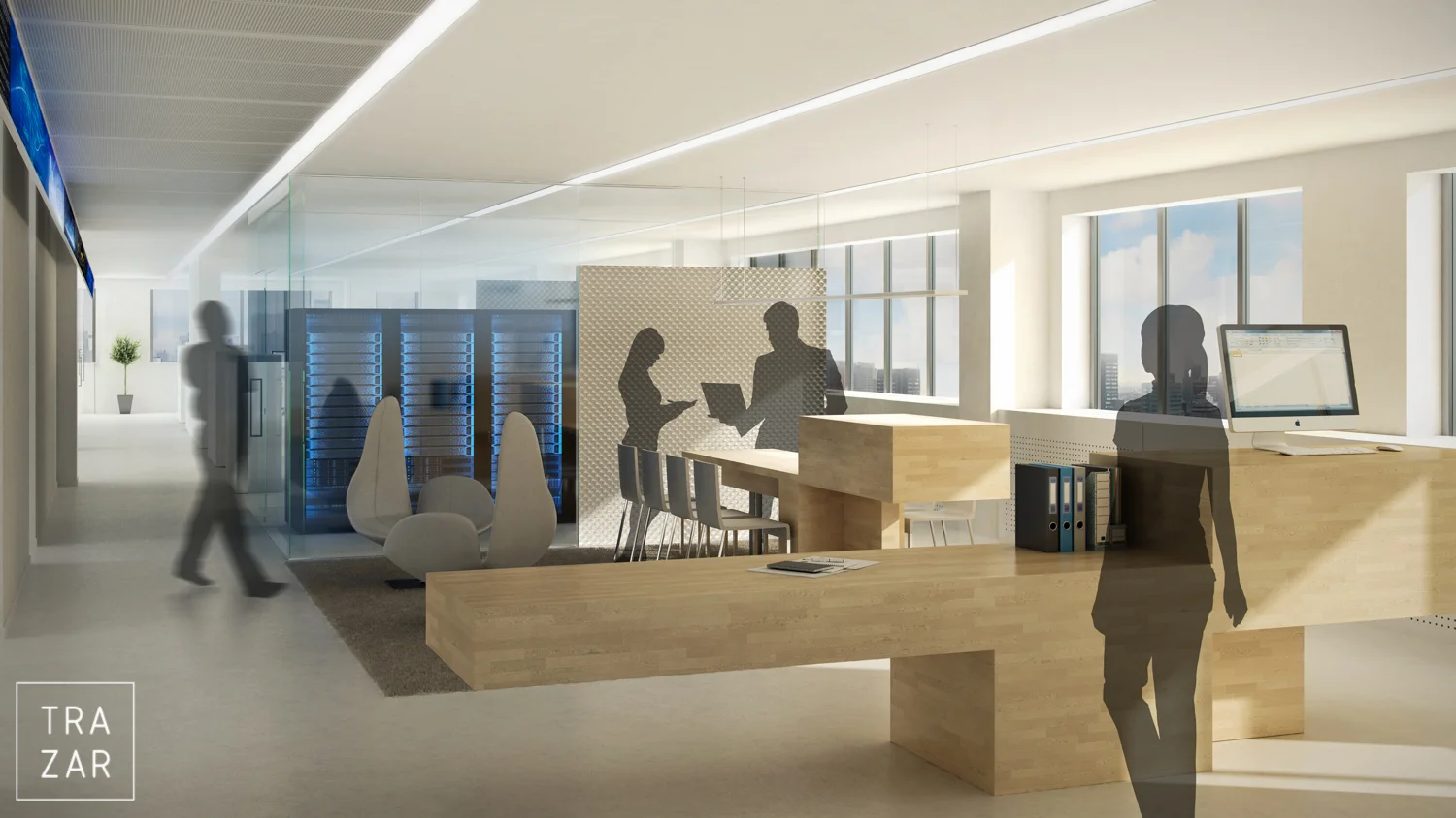 impressies van utiliteitsbouw interieur