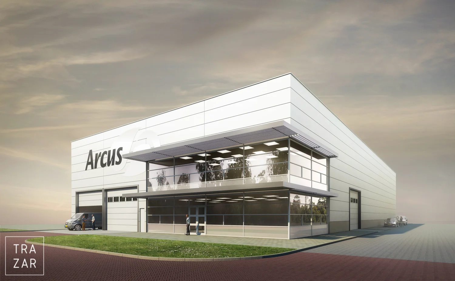 artist impressions van utiliteitsbouw