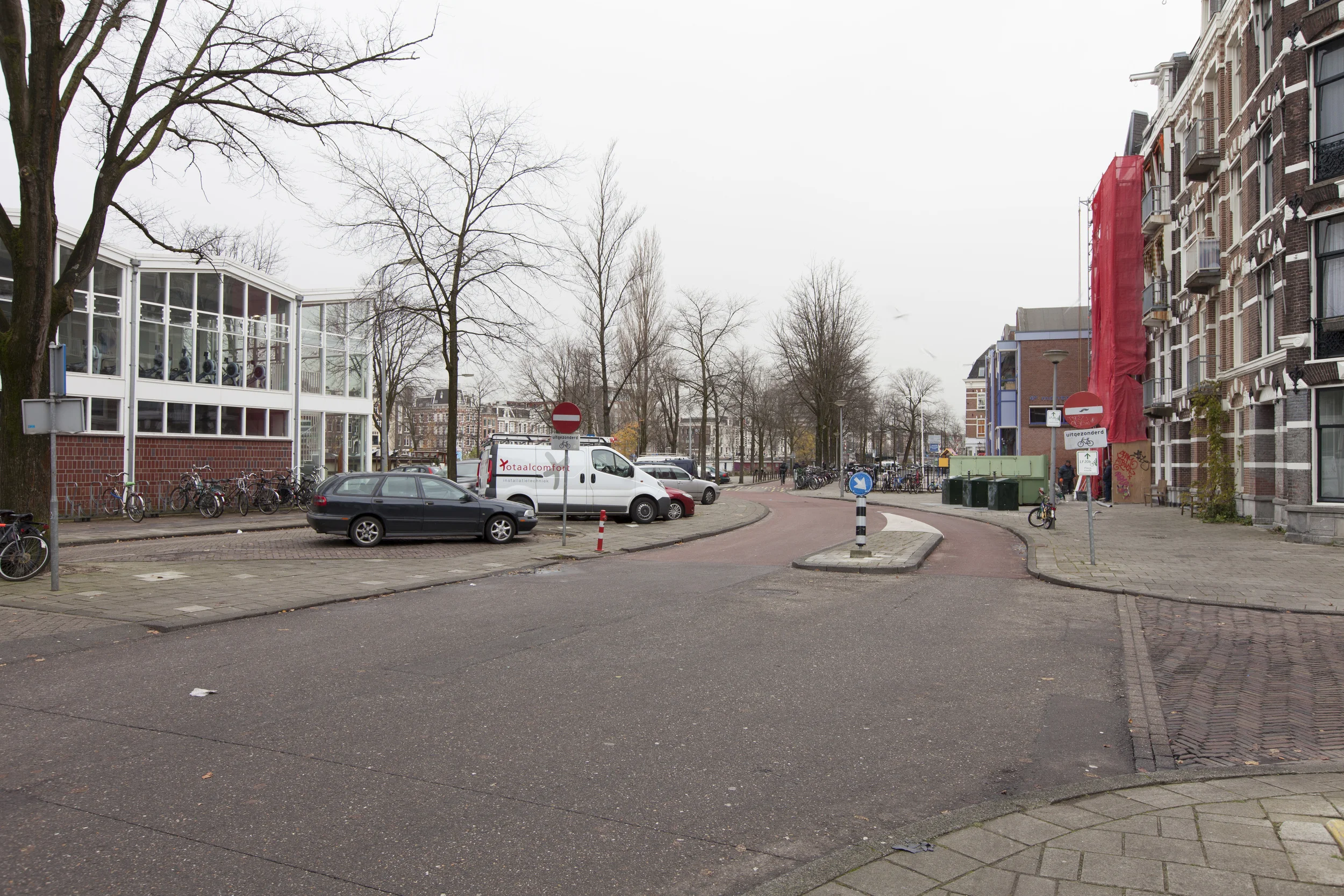 Fotomontage van architectuur, artist impressions oenbare ruimte