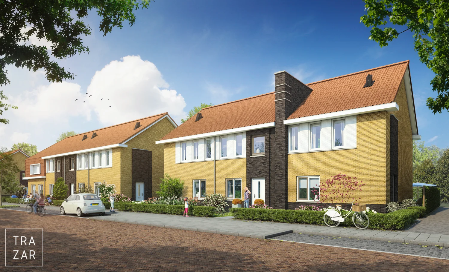 artist impressions van woningbouw