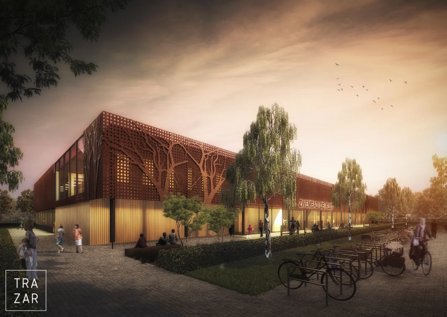 artist impressions van utiliteitsbouw