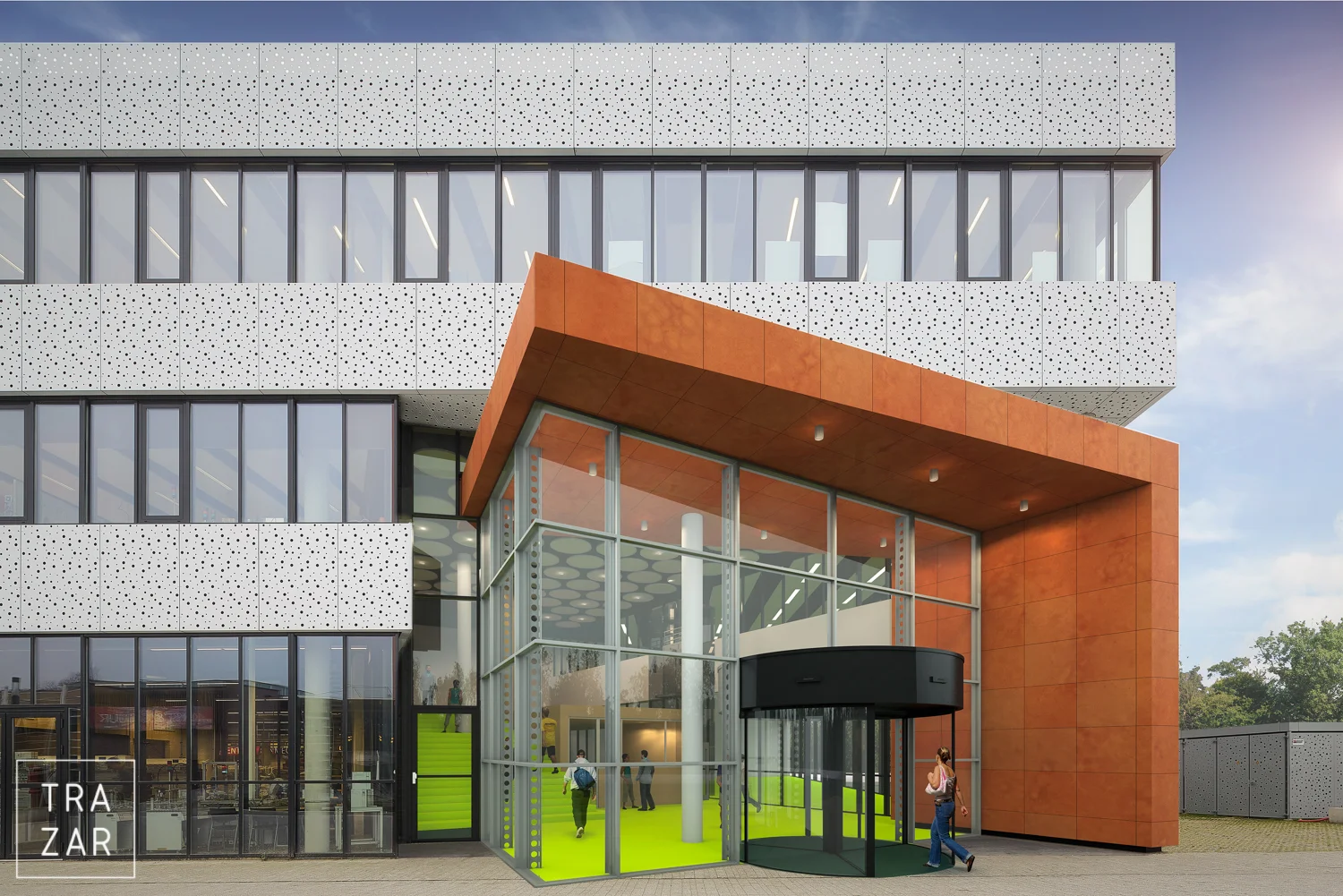 artist impressions van utiliteitsbouw