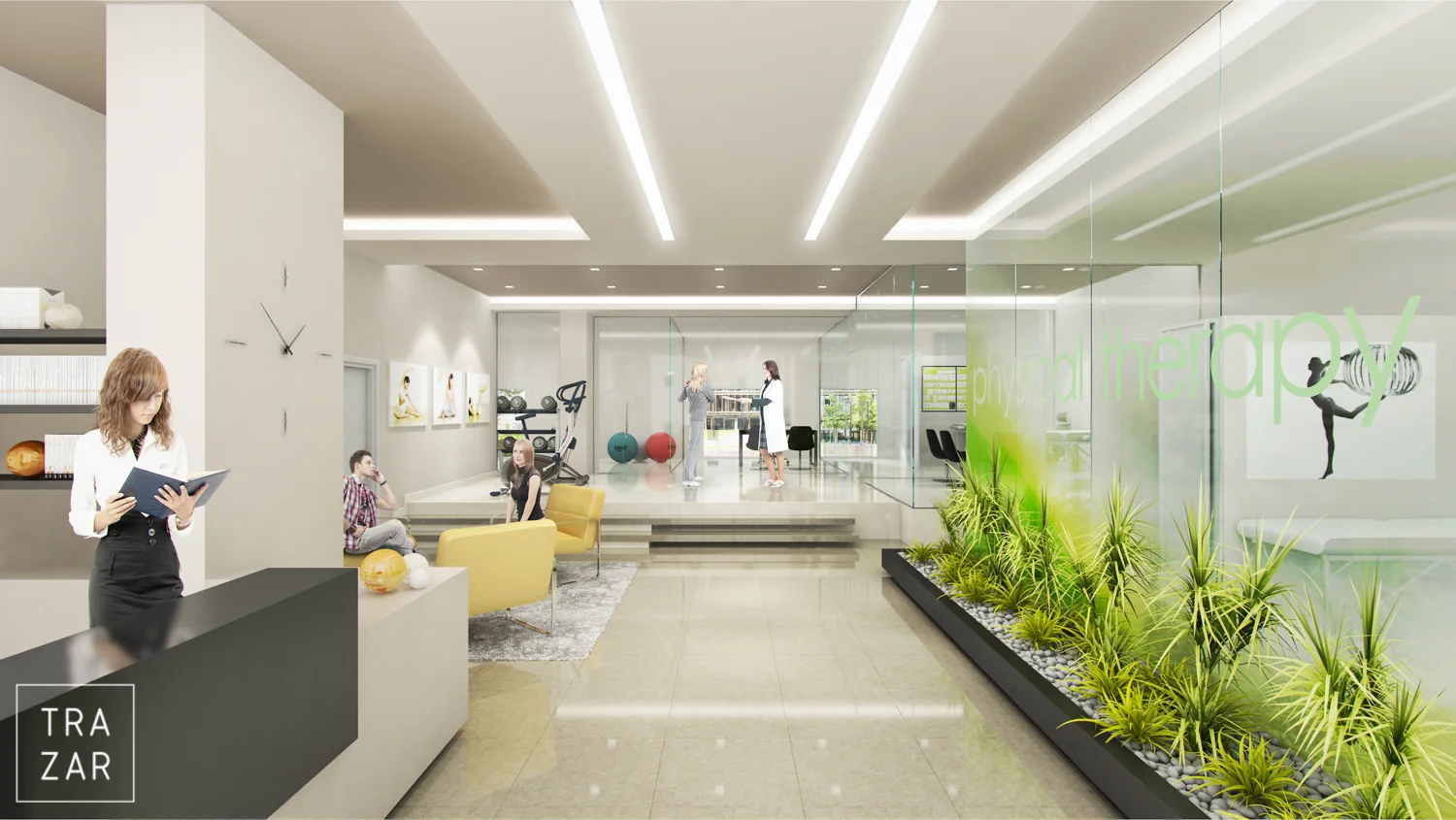 impressies van utiliteitsbouw interieur