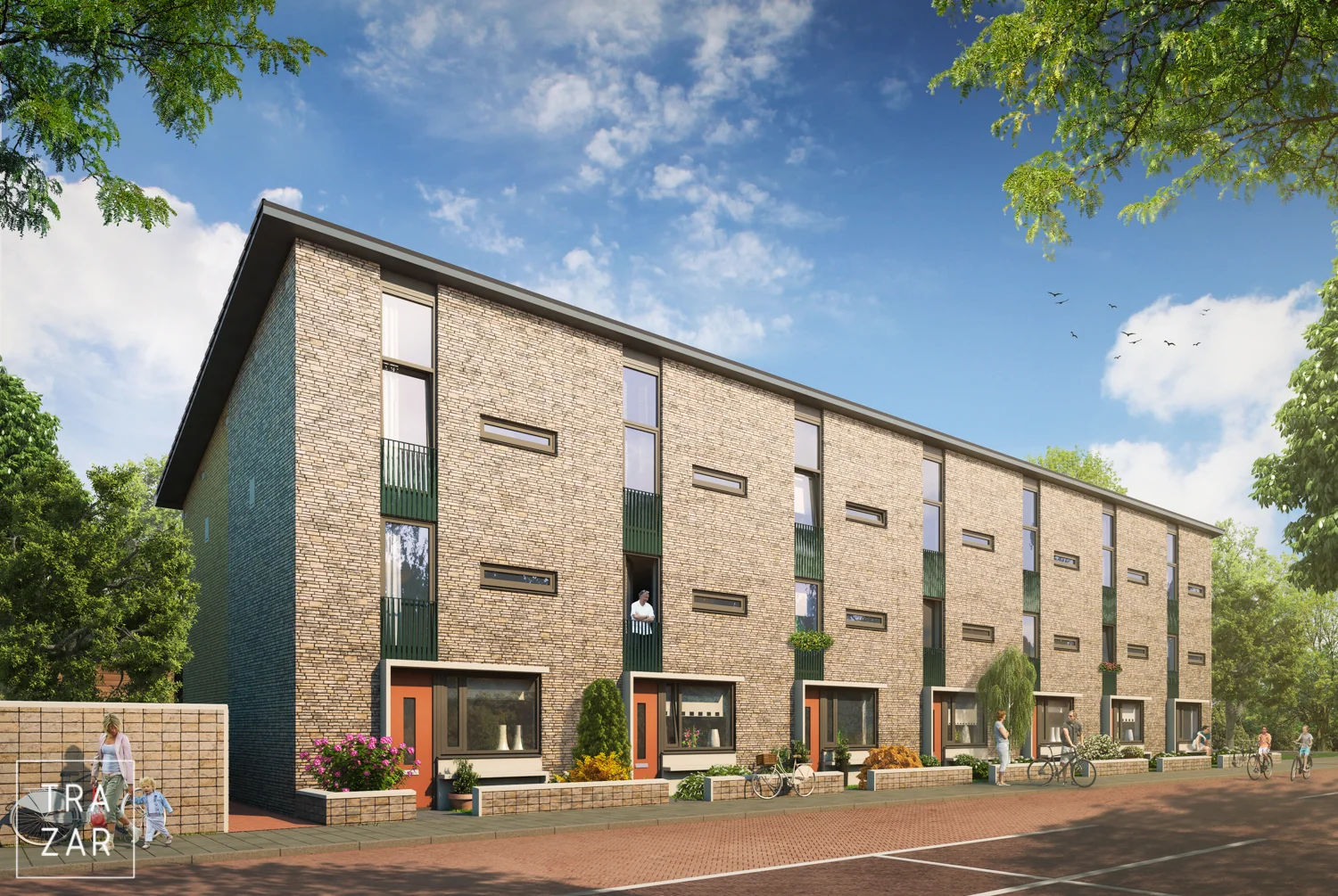 artist impressions van woningbouw