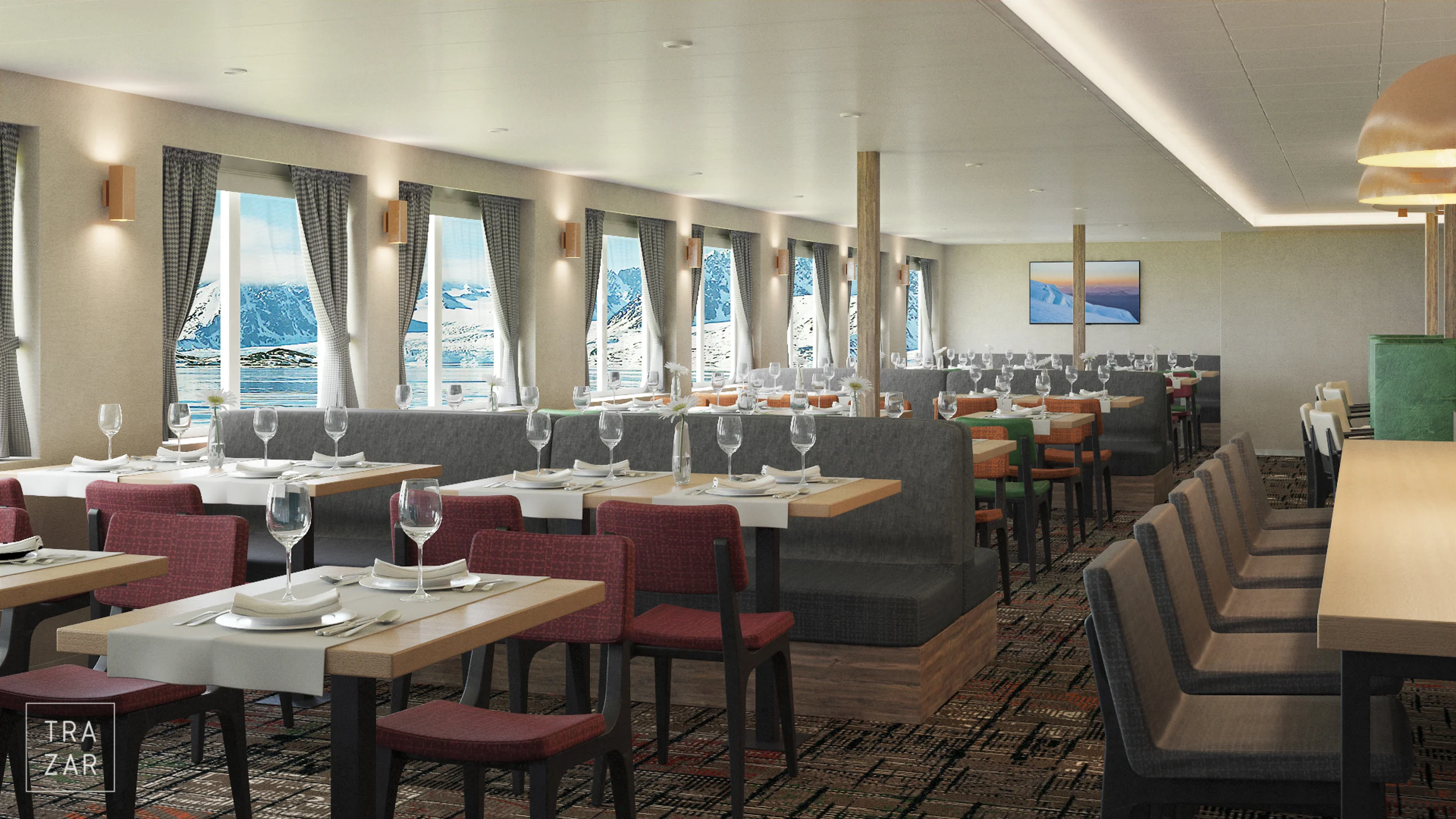 Artist impression of Arctic cruise ship Hondius