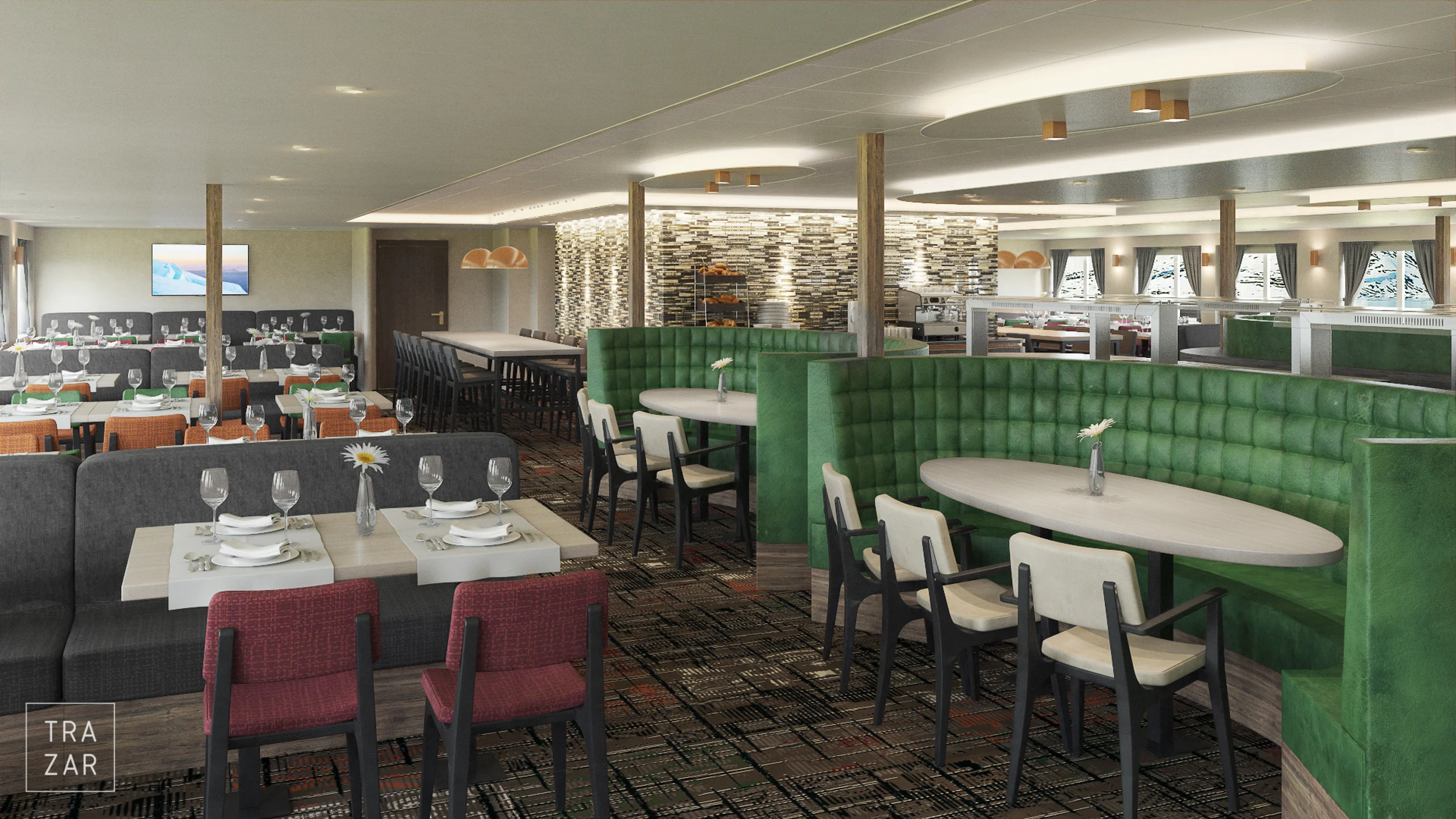 Artist impression of Arctic cruise ship Hondius