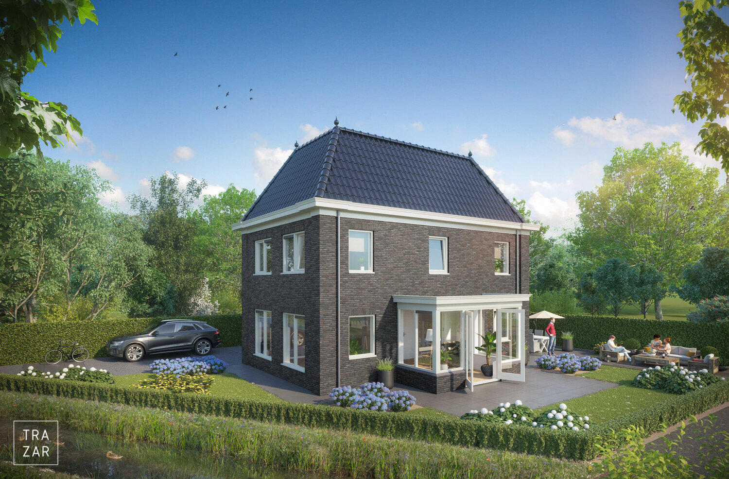 vogelvlucht Impressie Nieuwbouw