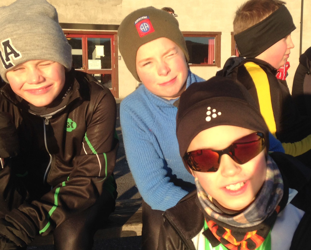 Tinius, Linus og David (Foto: Gaute Andresen)