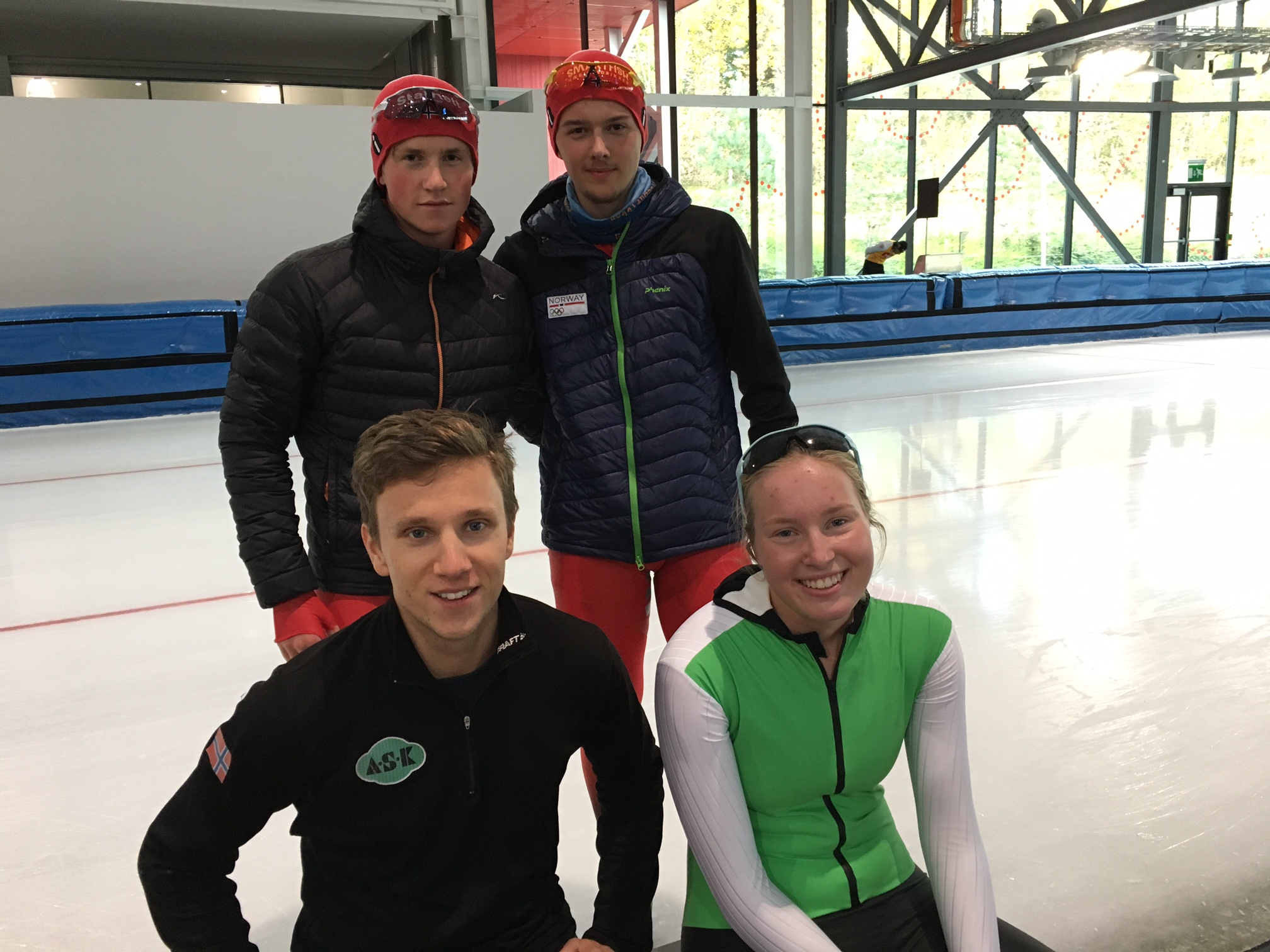 HER ER ASK GJENGEN SOM REPRESENTERER I BJUGN: Allan, Marius, Simen og Ragne