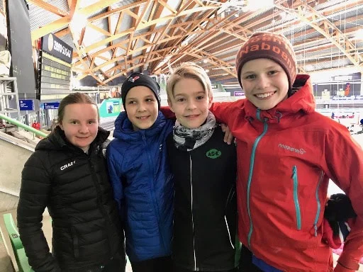 Maiken Nerstad Gundersen, Fredrik Colbensen-Tveten, Aron Feiring og Tinius Rambøl Alme