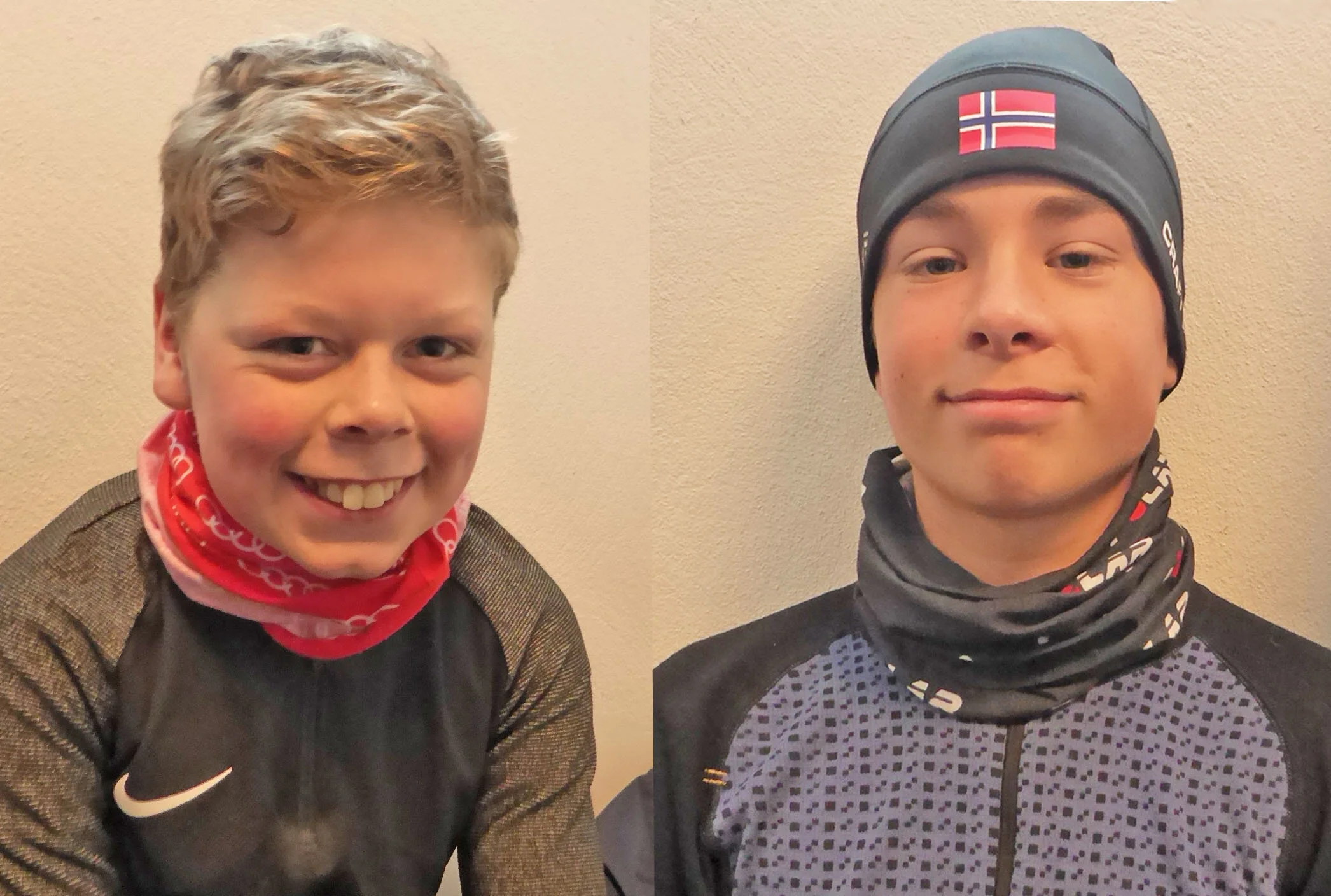 Eirik (t.v.) og Linus. (Foto: Sven-Åge Svensson)