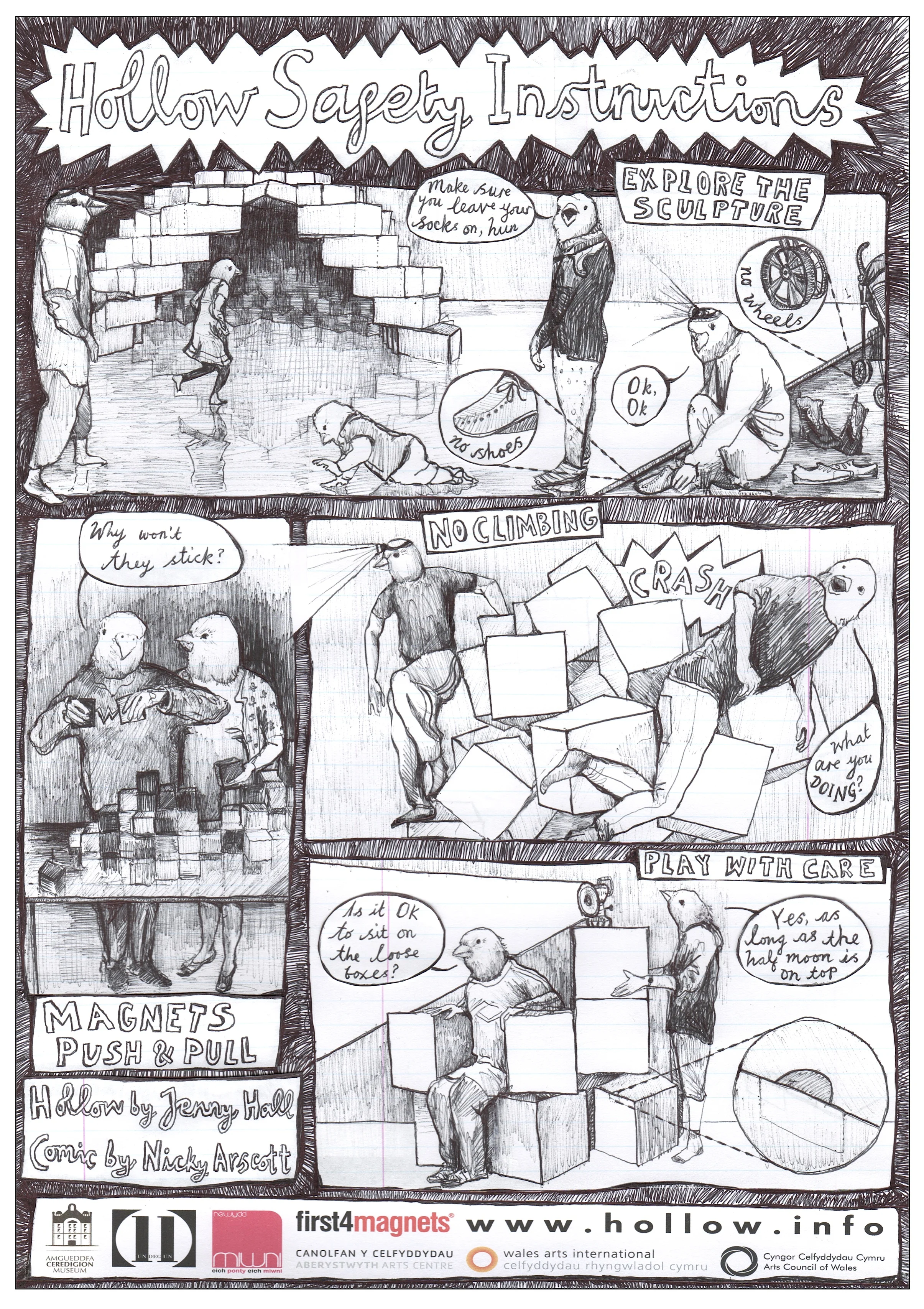 Hollow Safety Instructions by Nicky Arscott