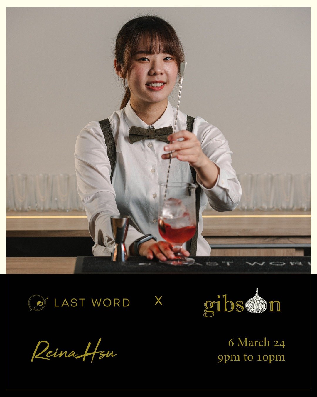 Join us at Gibson on Wednesday, 6 March, as we raise our glasses to the many milestones achieved by women around the world. To commemorate this special day, we've curated an exceptional lineup of up-and-coming bartenders from 8pm to 11pm to hype up y