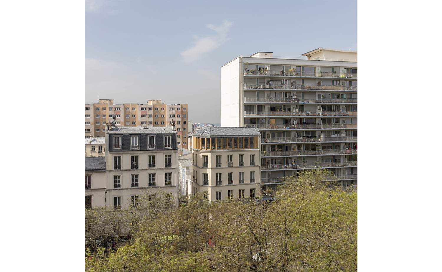 Surélévation Belleville Paris