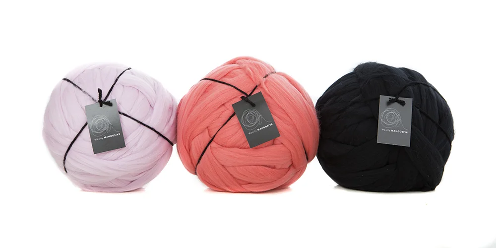 merino giant knitting huge yarn big loop