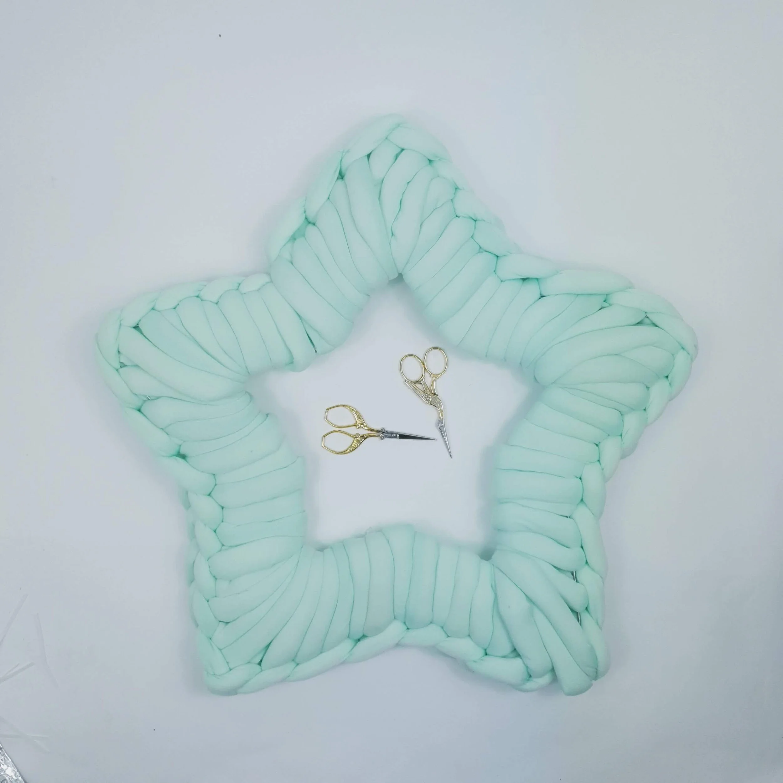 Star frame wreath kit for christmas