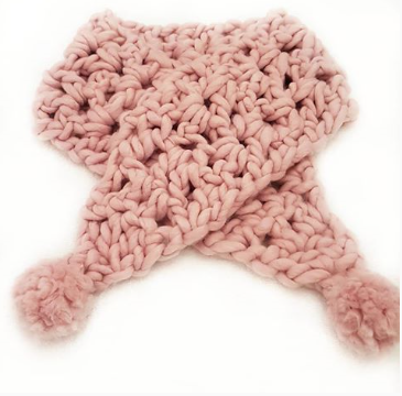 giant wool chunky scarf