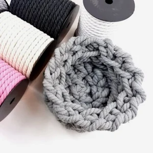 10 Mm Chunky Macrame Cord Recyled Cotton Mammoth