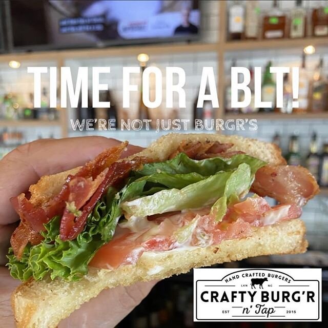 Lunch is served 🥓 
#craftyburgr #eatlocal #supportsmallbusiness #lknfood