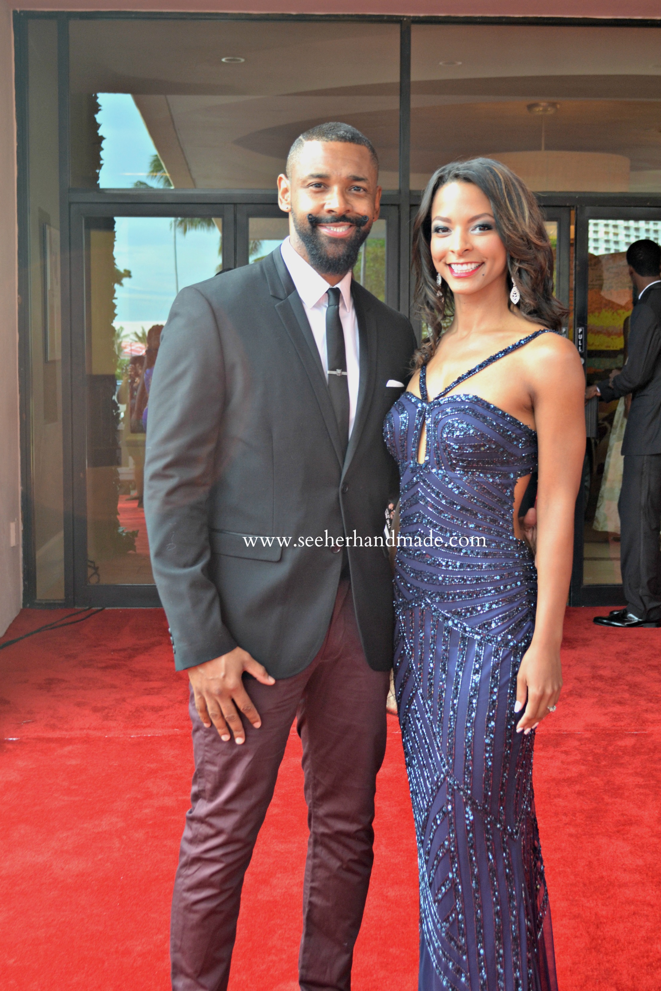 ABC Local Ten (Miami) News Reporter, Constance Jones and her date!