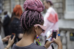 10. Why not go bold with pink hair? I love this look and might even try it.