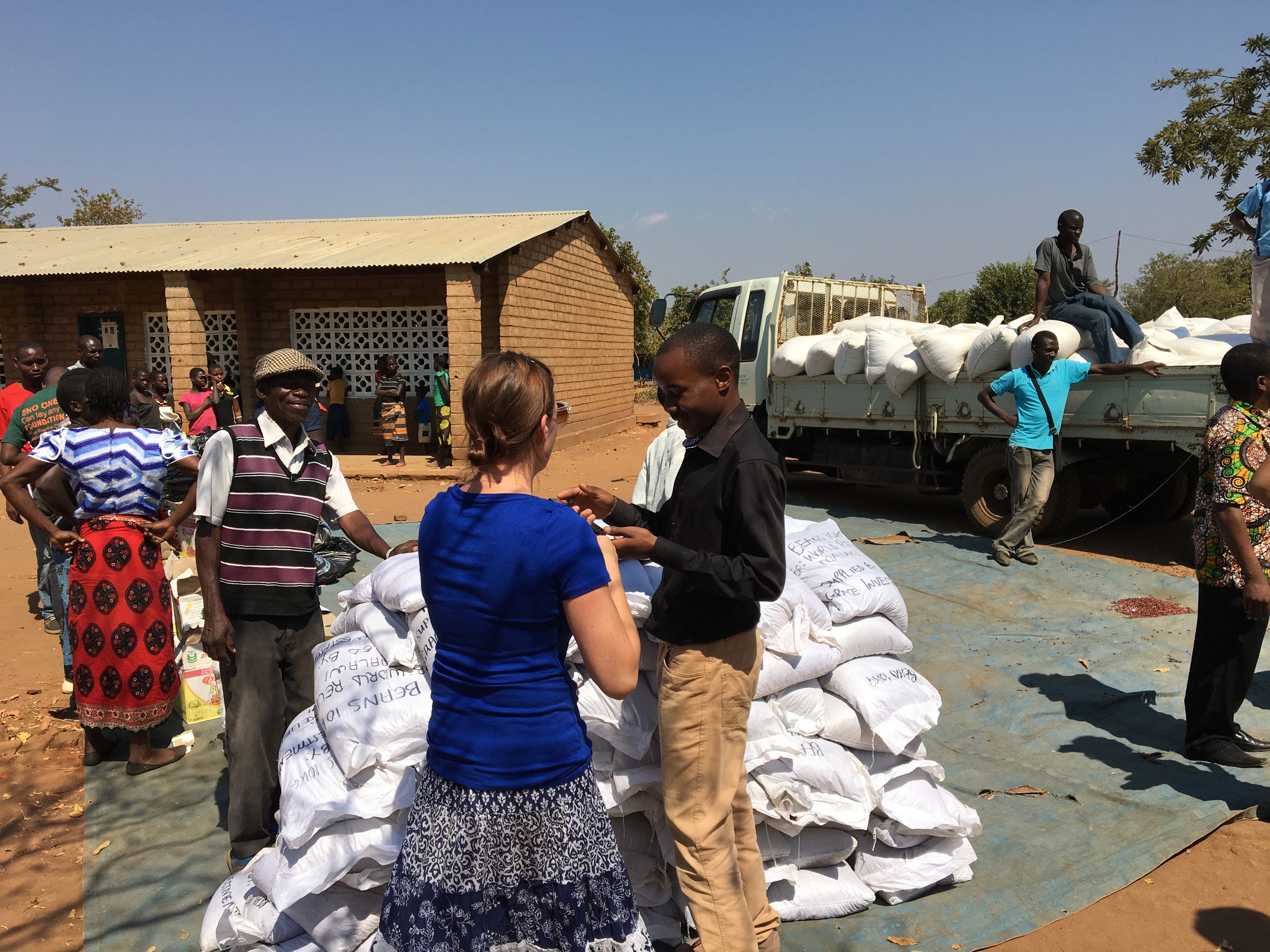 World Relief food distribution