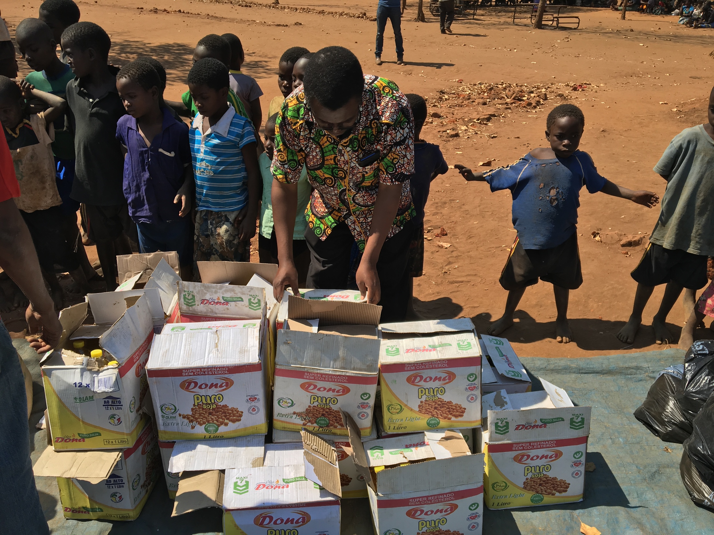 This food provided by World Relief is the last scheduled food delivery scheduled for this region