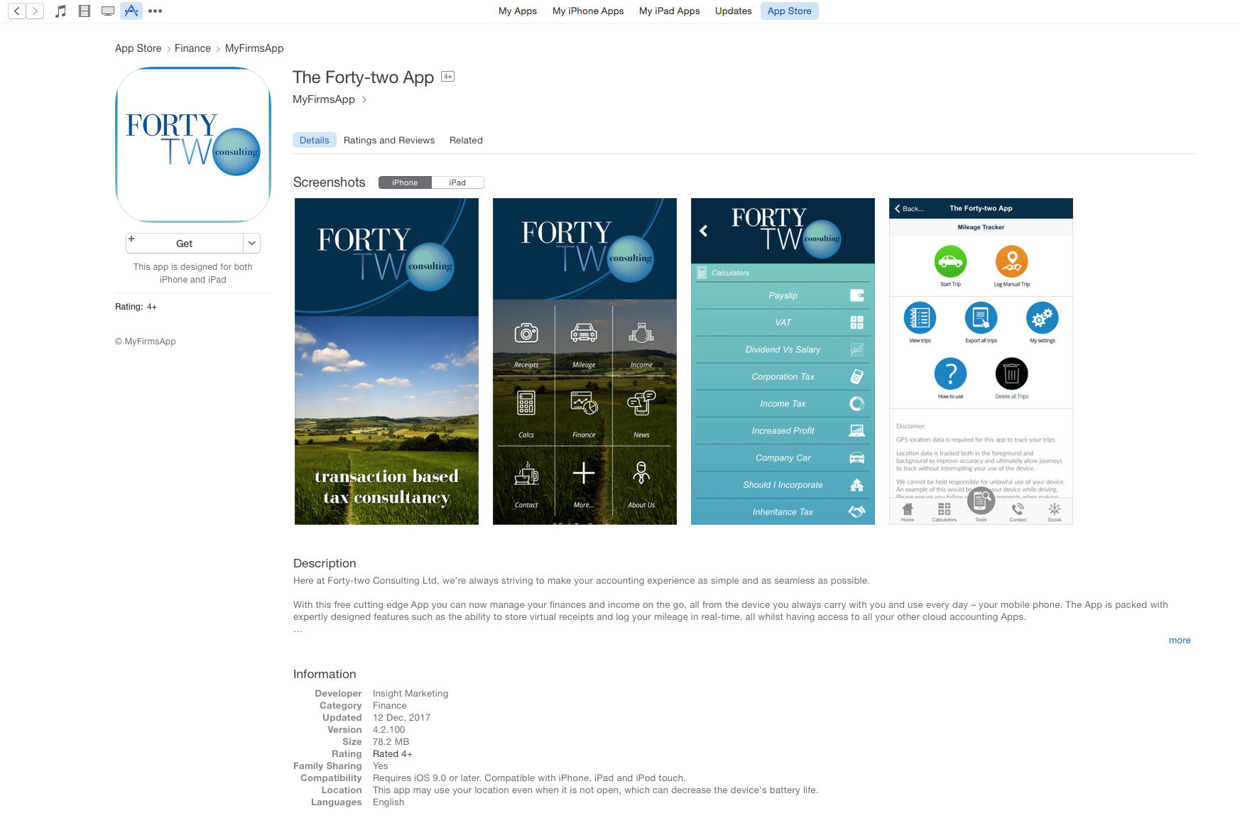 Forty-two App- iTunes.png