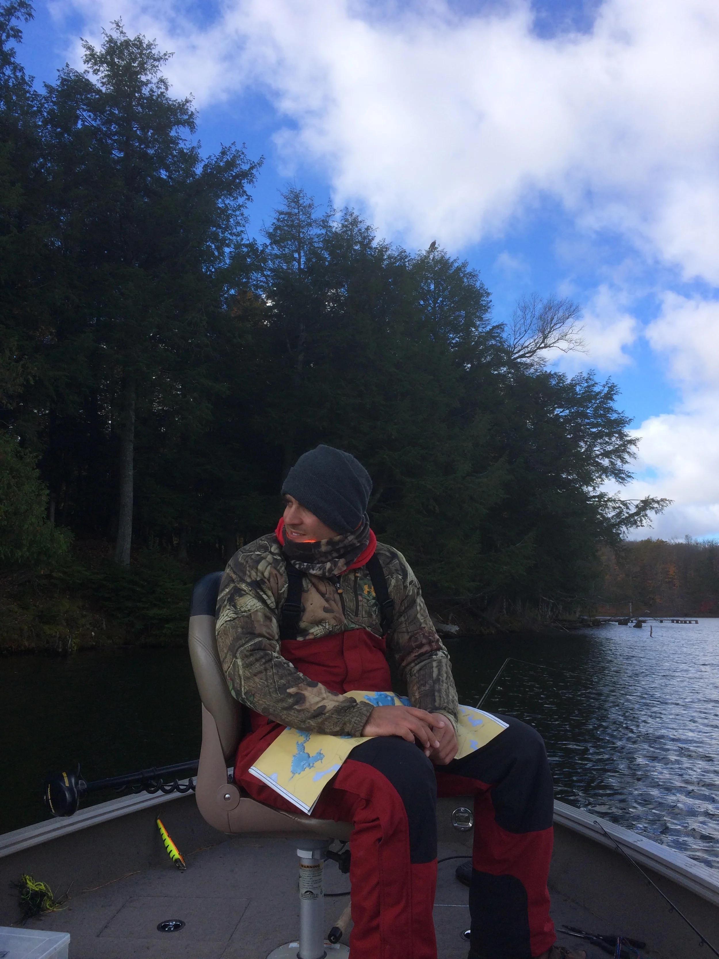 Jake trying to learn how to read a map