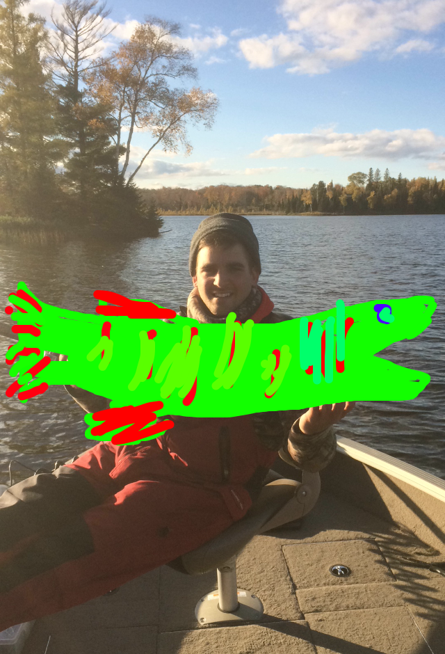 Jake Ghinazzi with this big catch last tourney