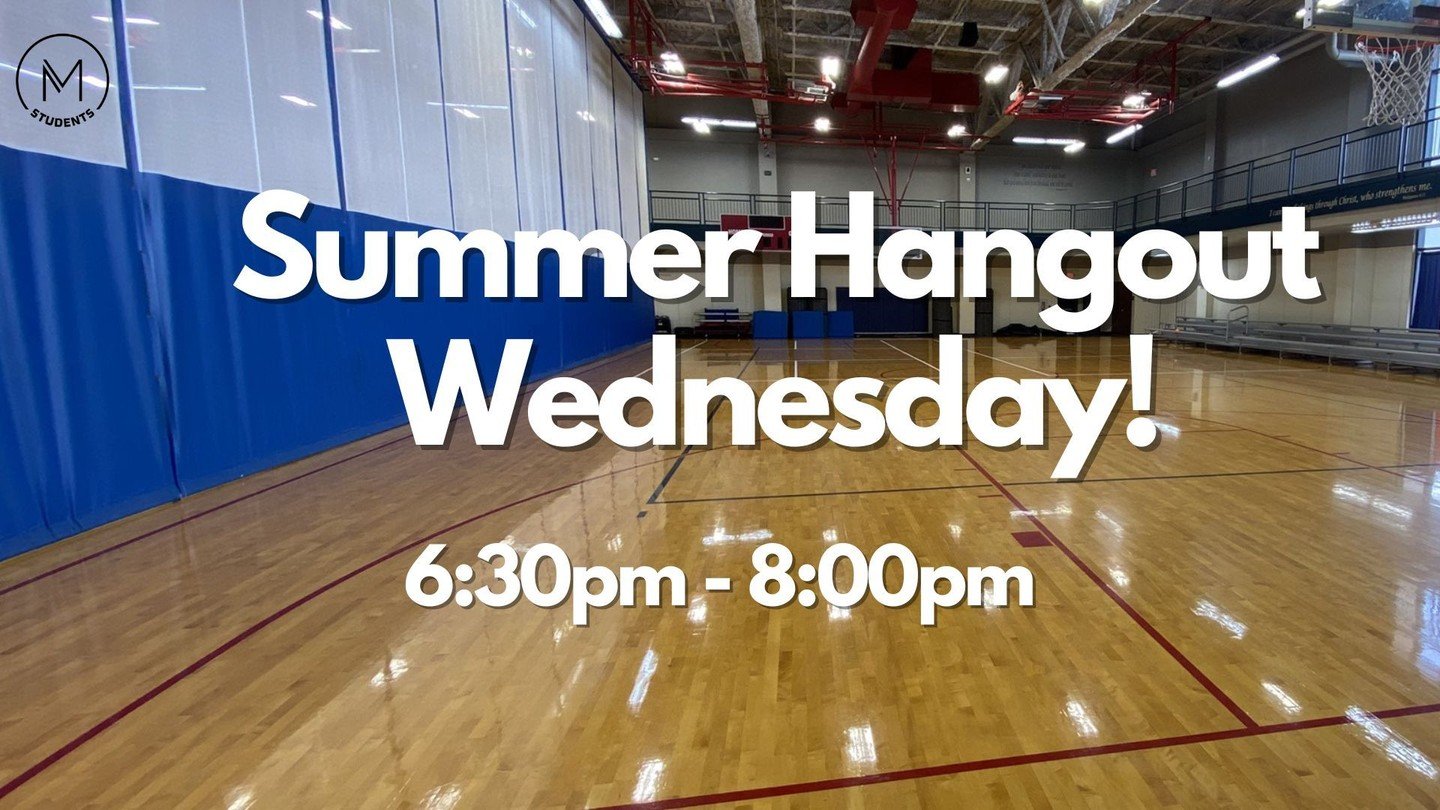 Come hangout!
Join us for snacks, volleyball, & pickleball.