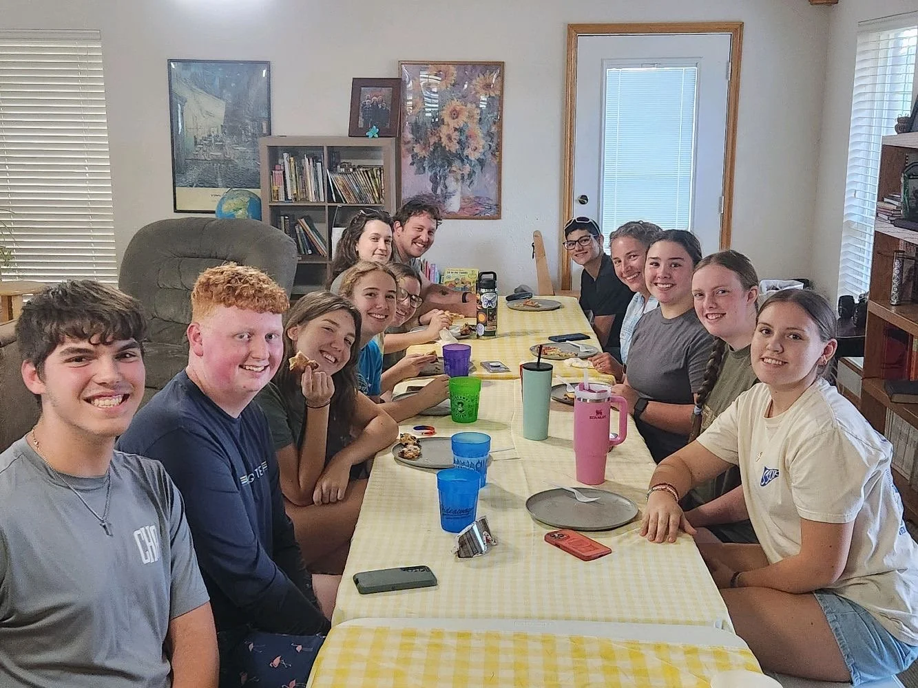 Last night our juniors and seniors had a combined Life Group hangout. They enjoyed eating and fishing. Thank you to the Bloughs for hosting!