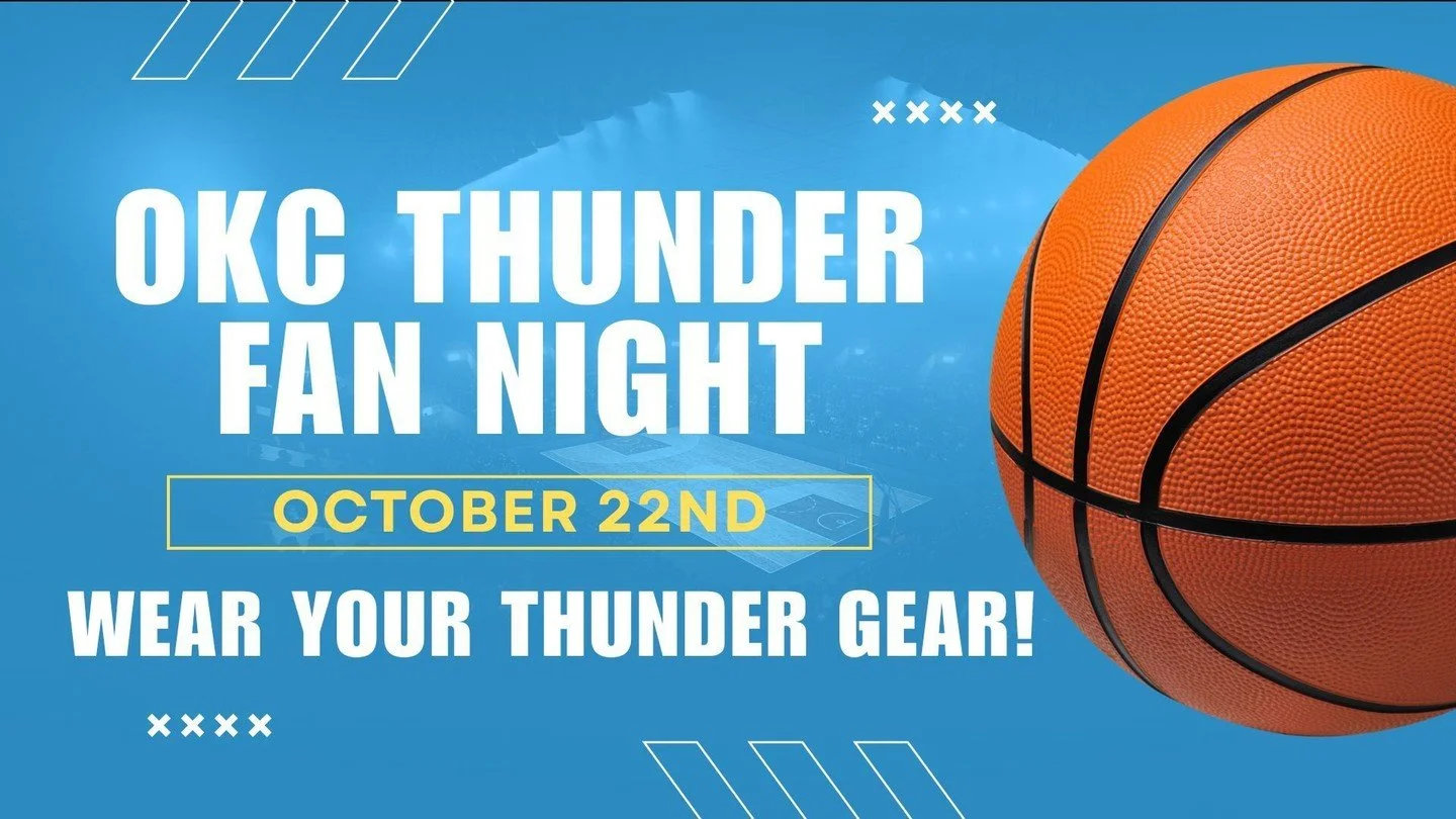 Student worship is back tonight! 

It's also Thunder fan night! 🏀 ⚡ Wear your Thunder gear and join the fun. 

We will have snacks at 6:00pm and the service starts at 6:30pm.
Bring someone with you!

Snacks &amp; Hangout
6:00PM - 6:25PM

Break &amp;