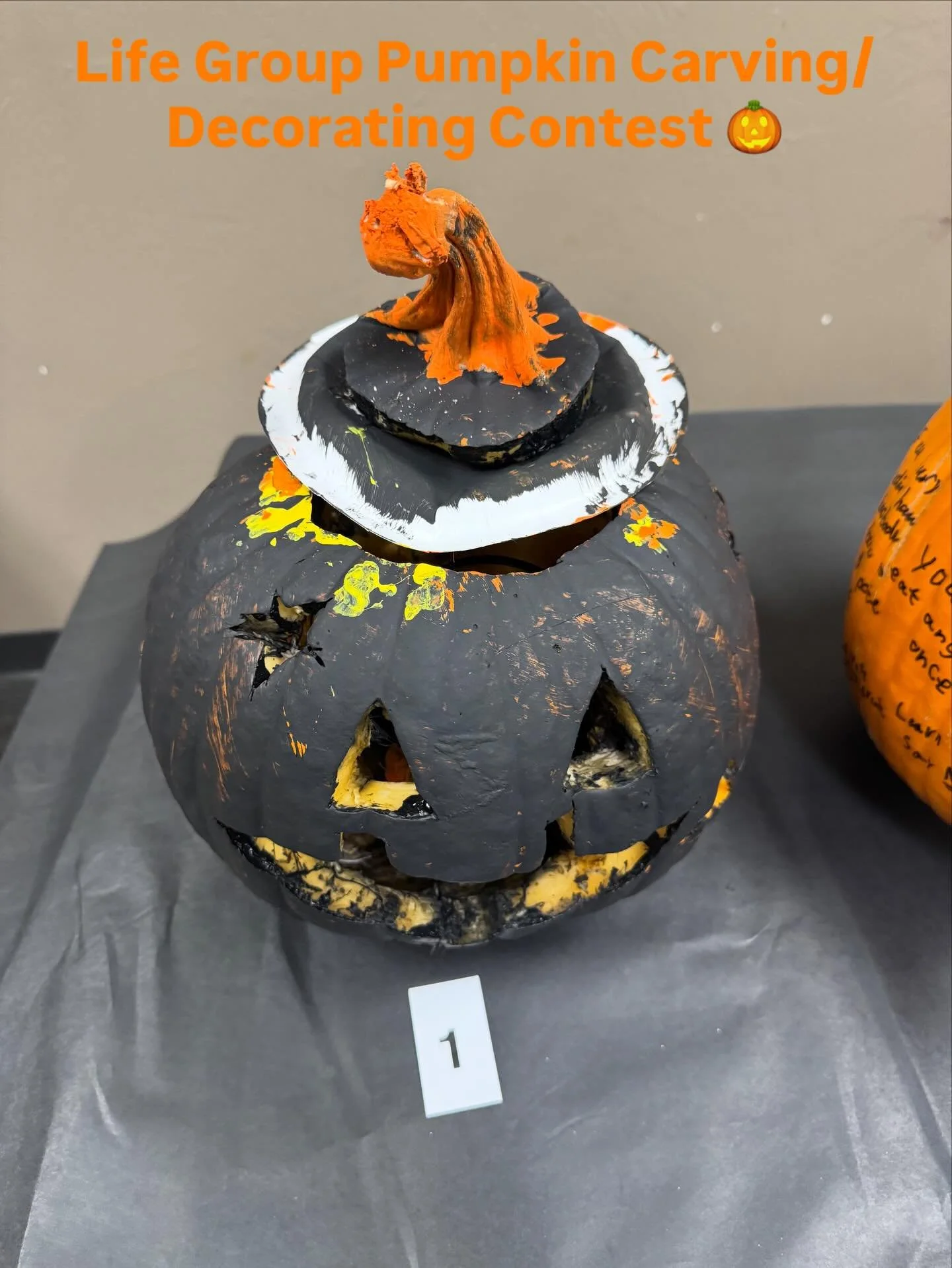 The votes are in. 

Winners announced on Sunday. 

Which pumpkin is your favorite?