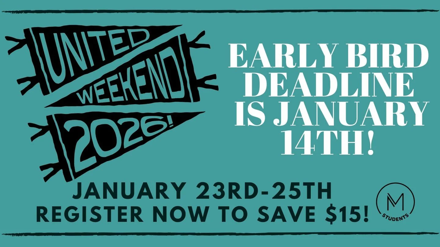 One more week to save on your United Weekend registration cost! 👀 

Click the link in the bio to register now and to learn more about United Weekend.