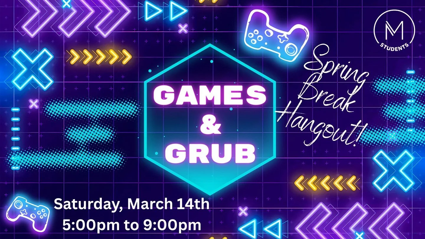 Tonight is our spring  break hangout! 

We will eat, play games, hangout, and have open gym.

Please enter through the east atrium doors.