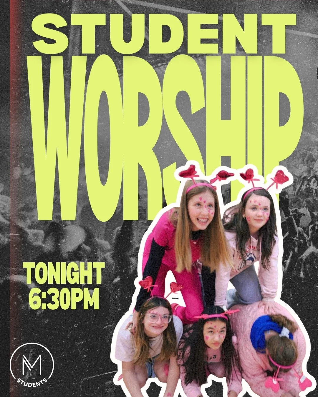 It's the best night of the week and we can't wait to see you! 

We will have cereal and snacks starting at 6:00pm and the service starts at 6:30pm.
Bring someone with you!

Snacks &amp; Hangout
6:00PM - 6:25PM

Break &amp; Pre-Service
6:25PM - 6:30PM