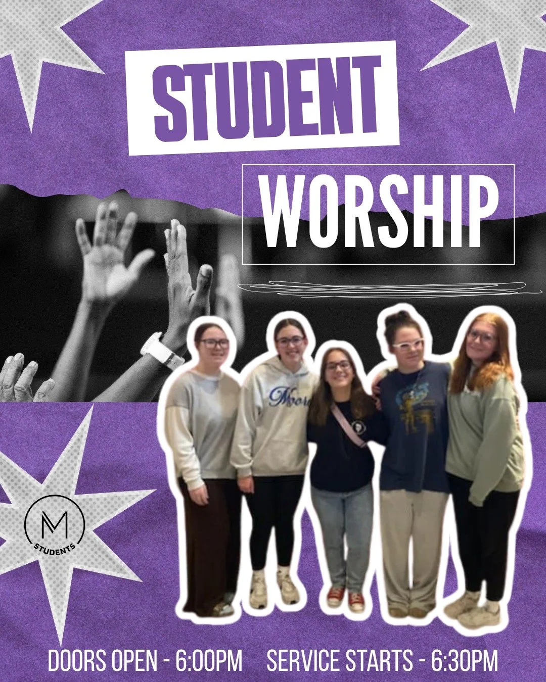 It's Wednesday and we can't wait to see you tonight! 

We will have pretzels starting at 6:00pm and the service starts at 6:30pm.
Bring someone with you!

Snacks &amp; Hangout
6:00PM - 6:25PM

Break &amp; Pre-Service
6:25PM - 6:30PM

Worship Service 