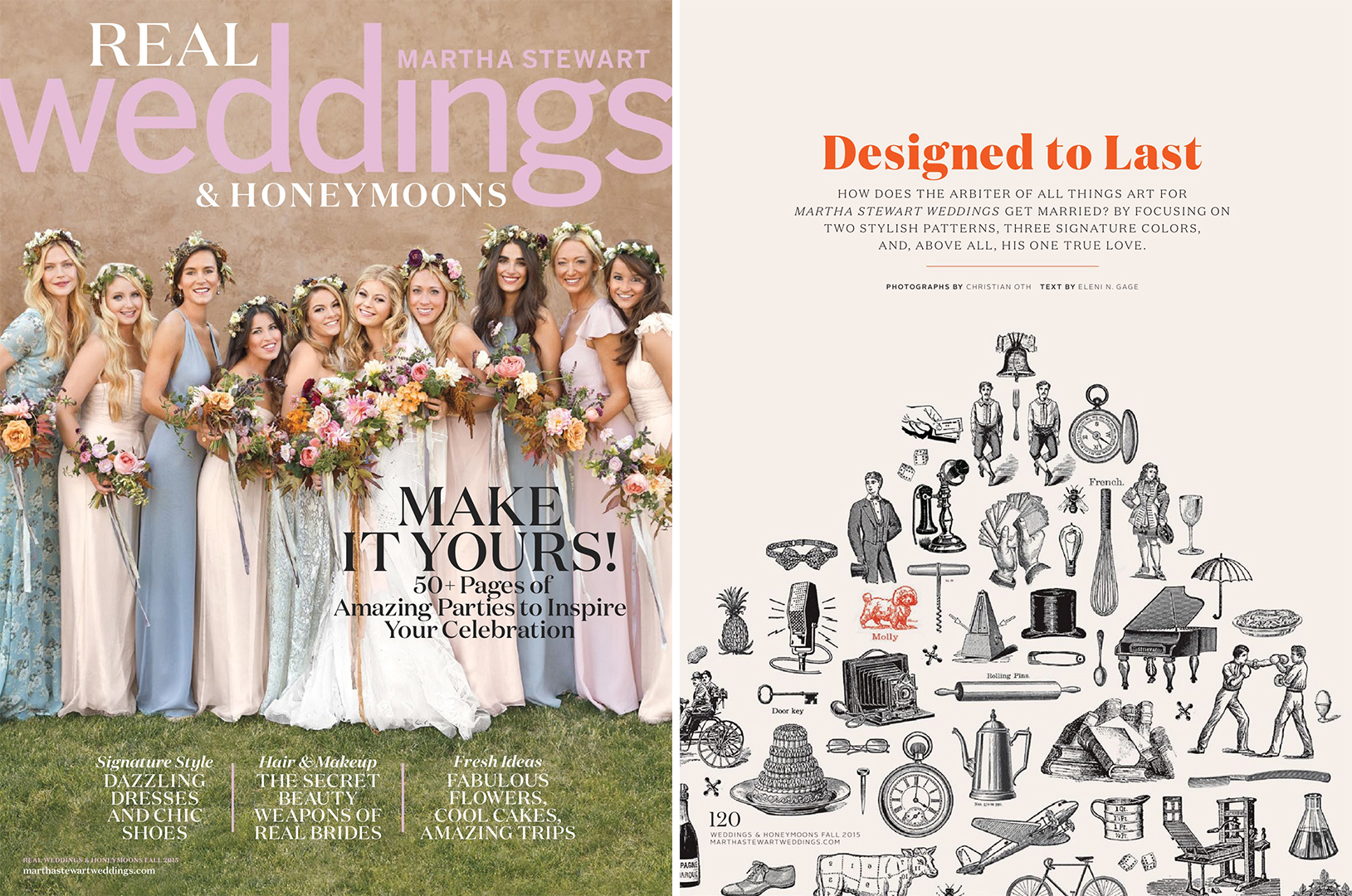  Martha Stewart Weddings Real Weddings Fall 2015 