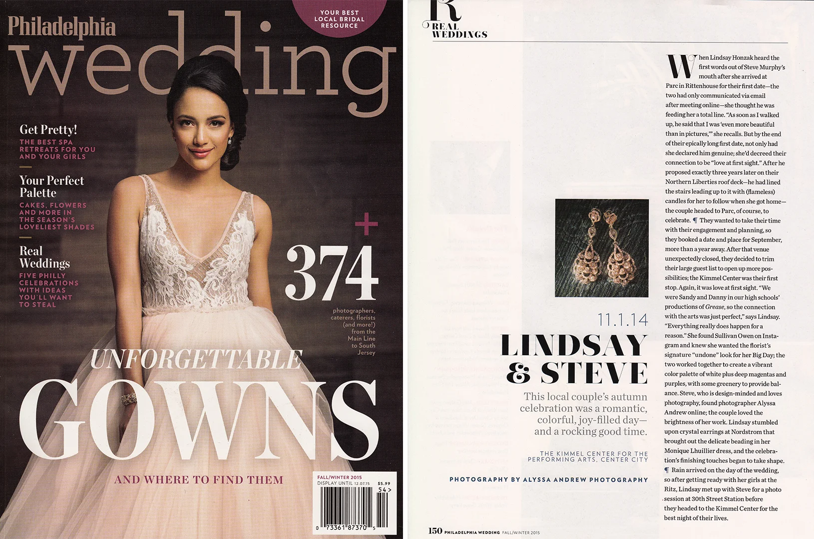 Philadelphia Wedding Fall Winter 2015