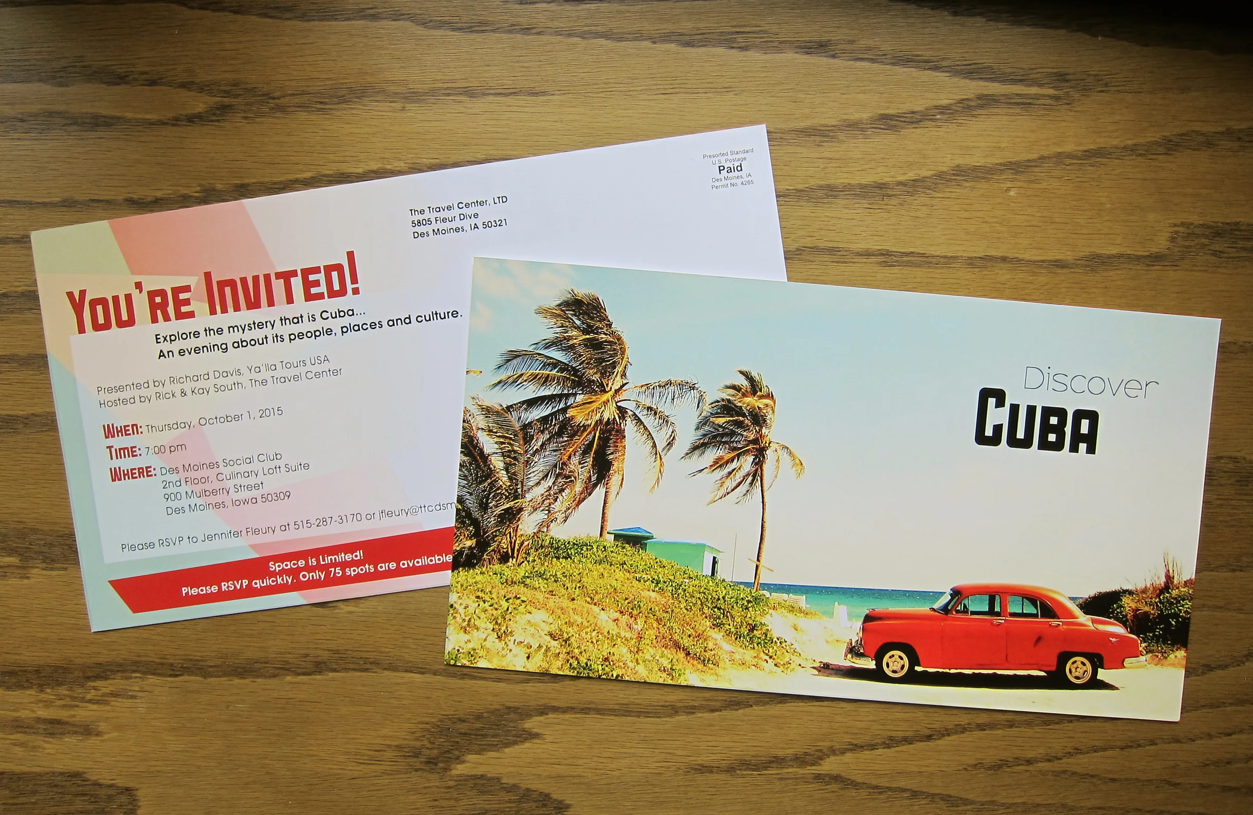 Discover Cuba Postcard