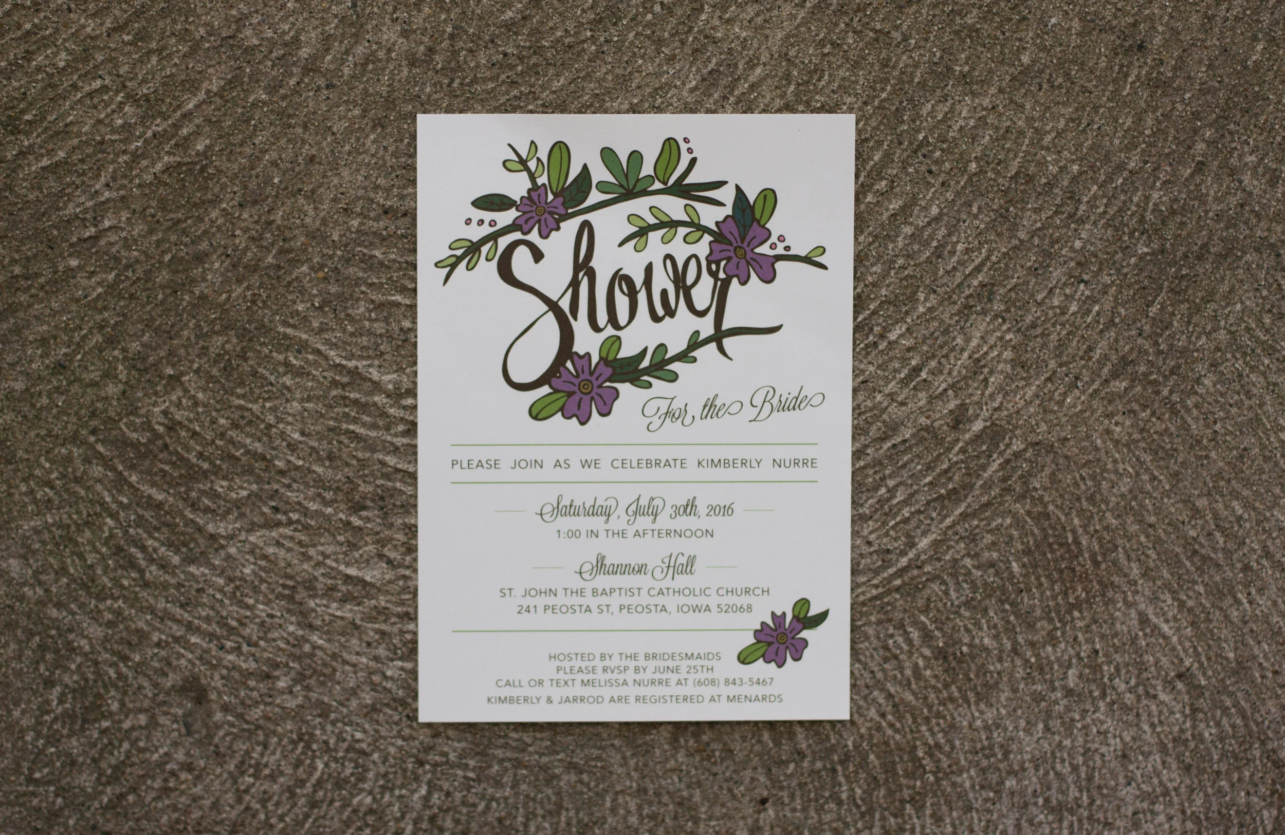 Kim's Bridal Shower Invite