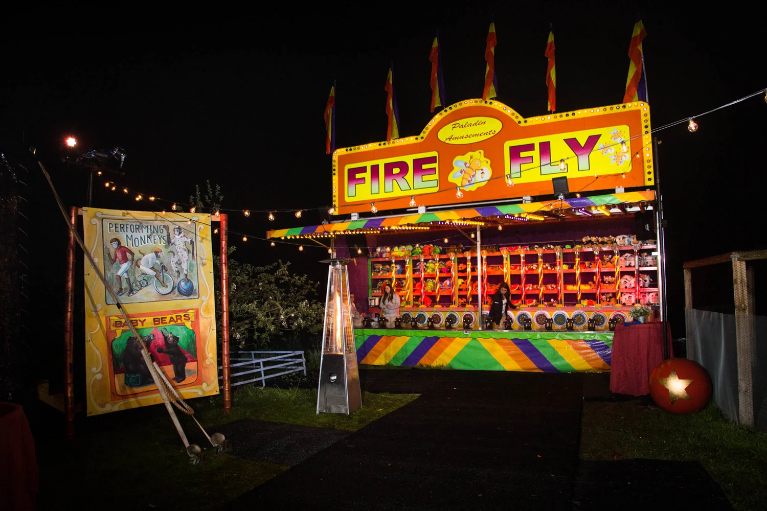 VAN WYCK Carnival games at a circus themed birthday bash.