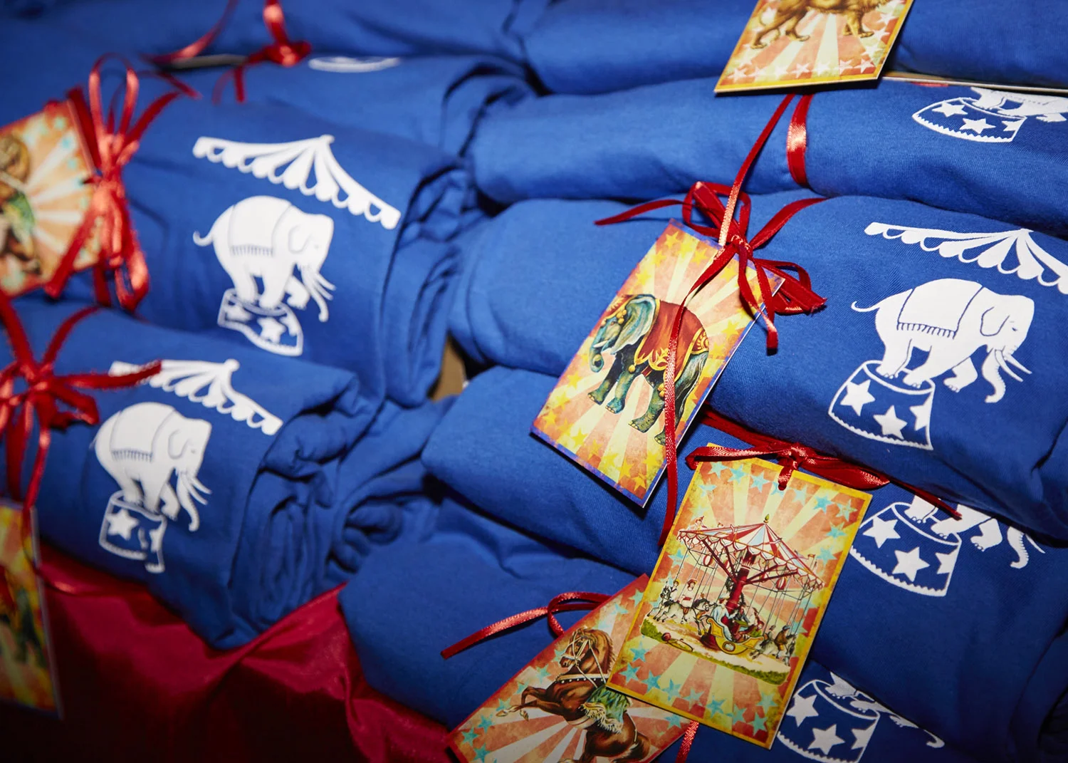 VAN WYCK Party favors at a circus themed birthday bash.