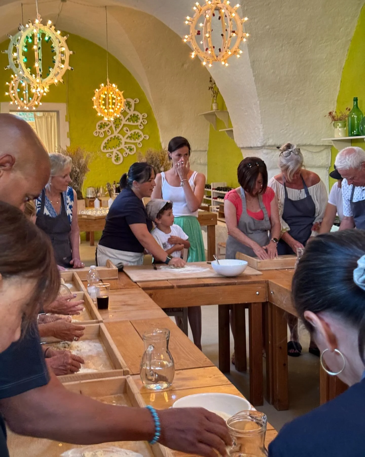 I&rsquo;m back in the U.S. nursing my jet lag.  I had hoped to share more of my experience in Puglia, Italy but we were so busy with back-to-back excursions each day.  Here are some photos of our group getting a lesson making Puglia&rsquo;s specialty