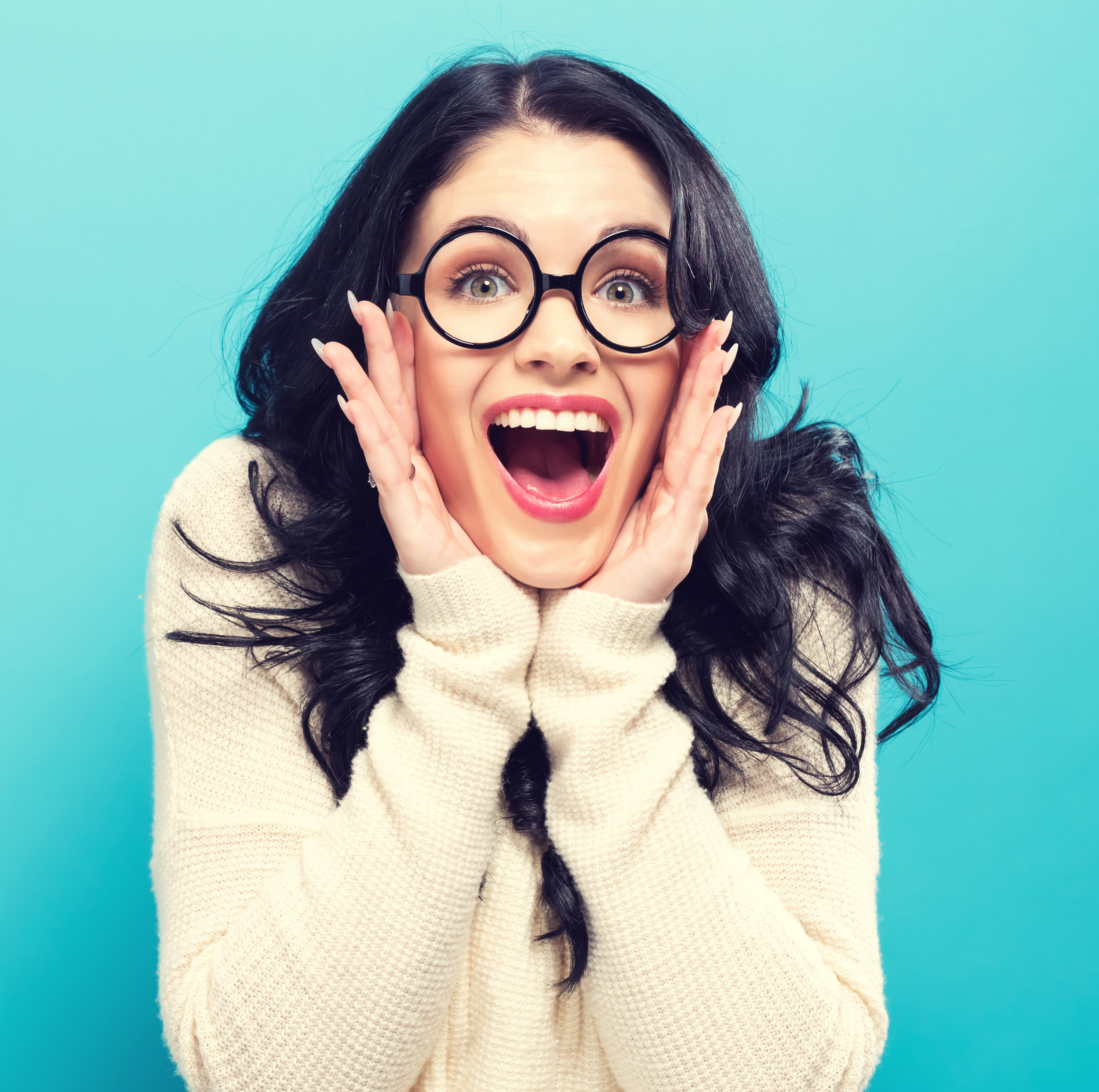 Isn’t this stock photo model cute? Yeah, that’s not me.