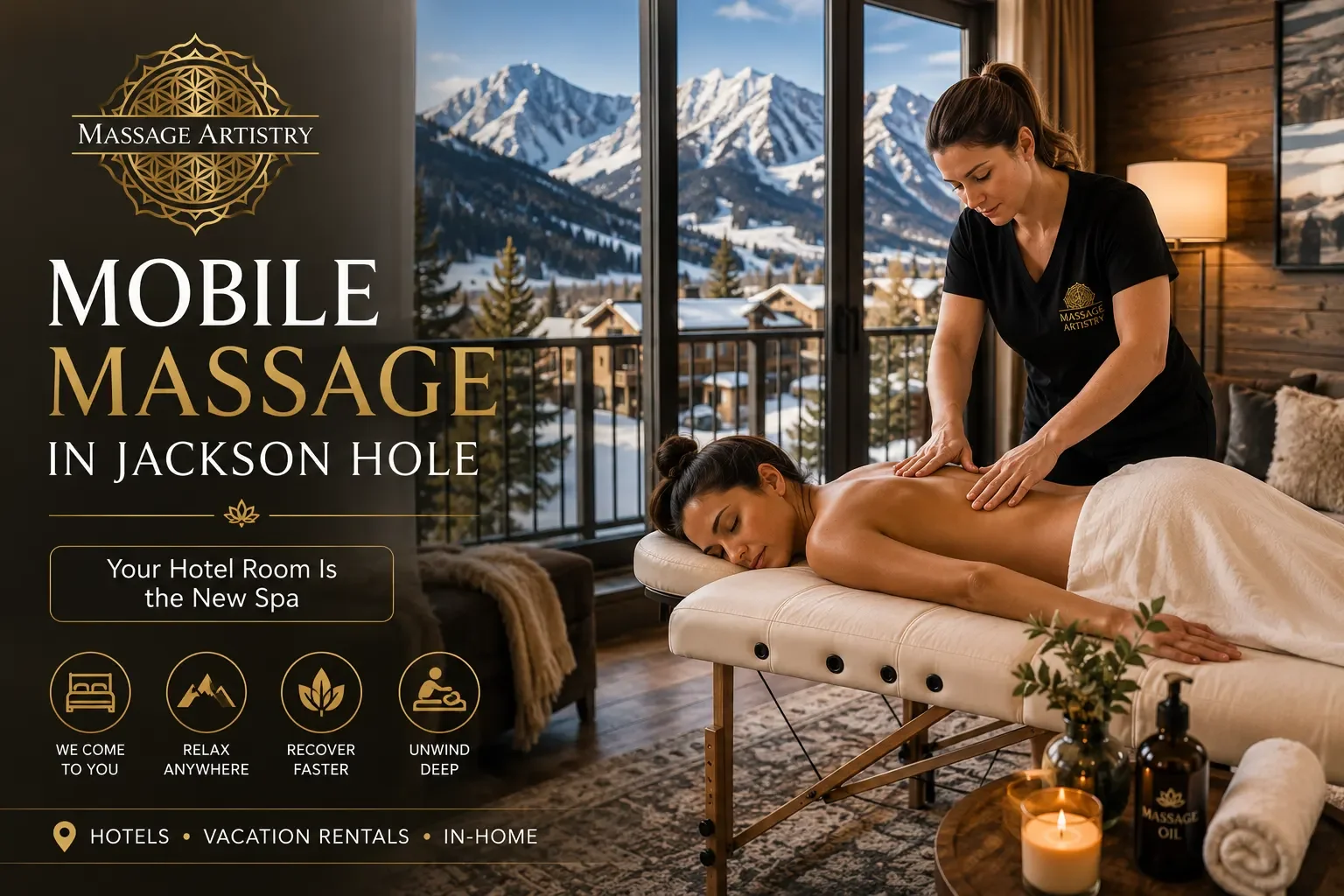 Mobile Massage in Jackson Hole: Your Hotel Room Is the New Spa