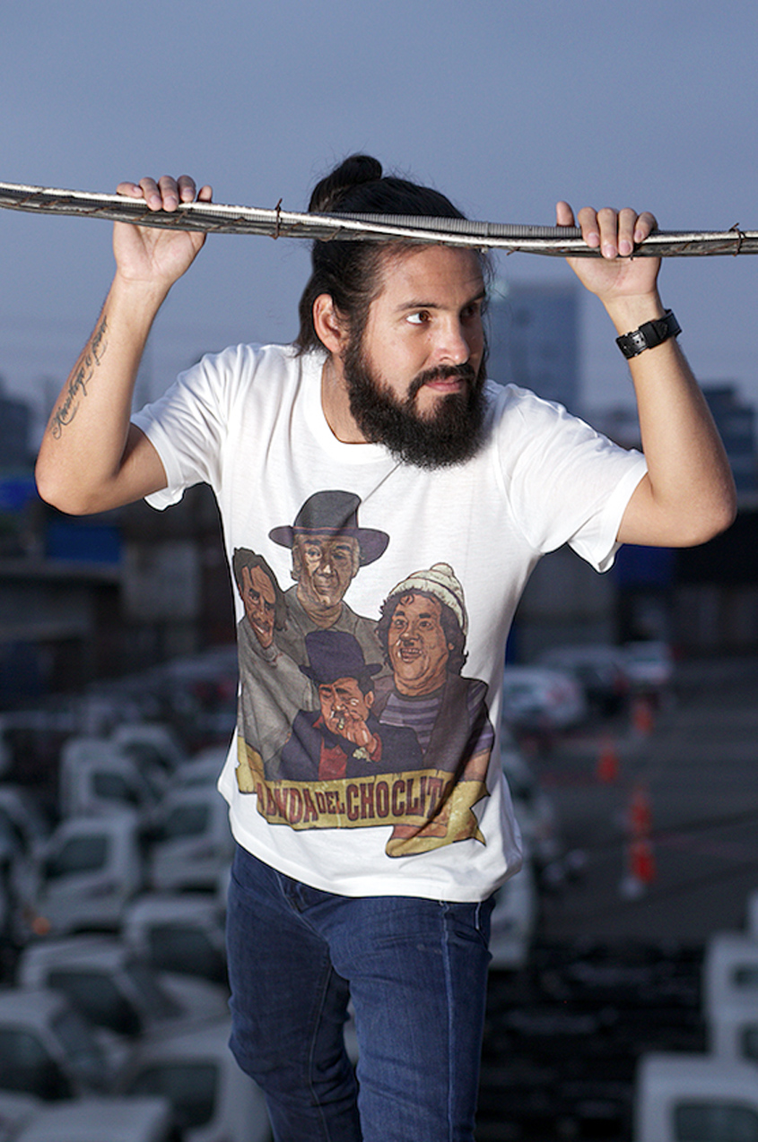 Polo 'LA BANDA DEL CHOCLITO' · Color Blanco · Tallas: M - L - XL Precio: 60 soles EN STOCK